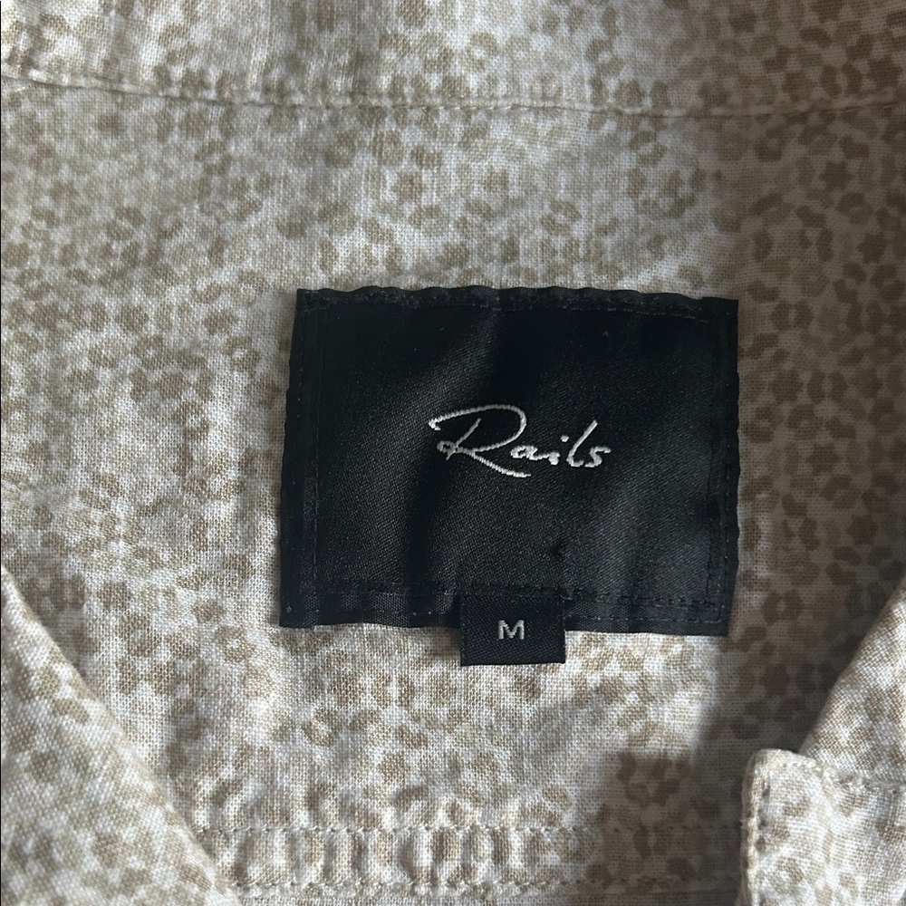 Rails Beige Patterned Casual Button-Down Shirt - image 2